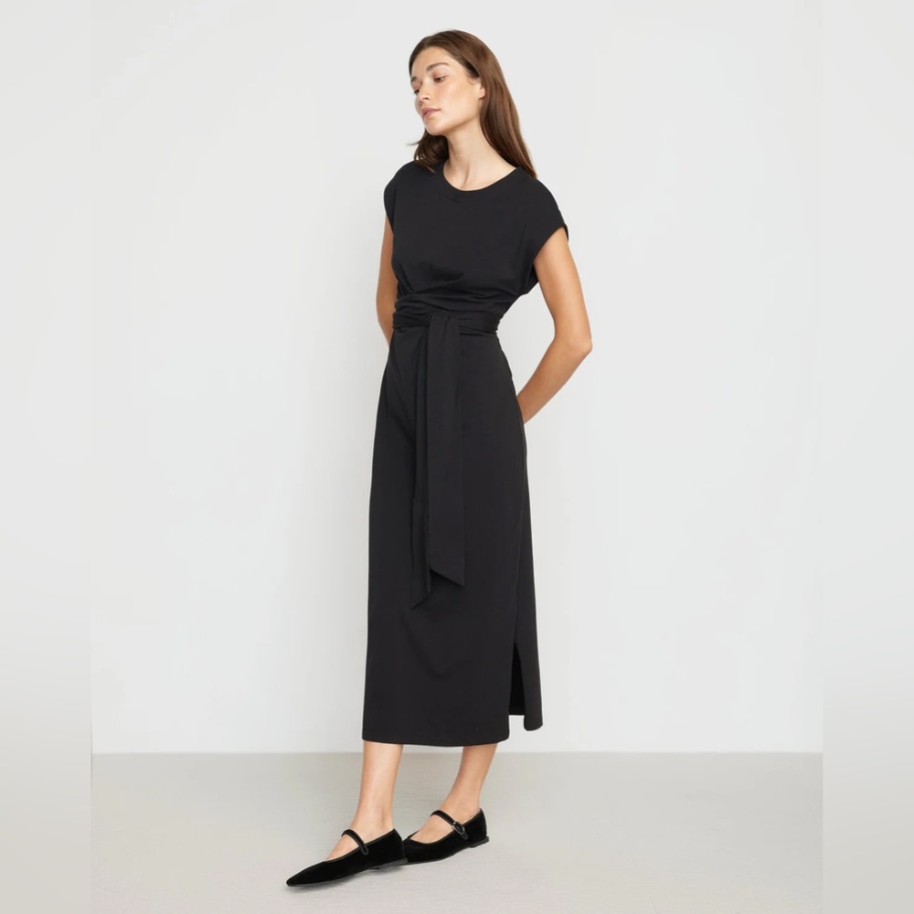Modern Citizen Fei Tie-Front Organic Cotton Dress